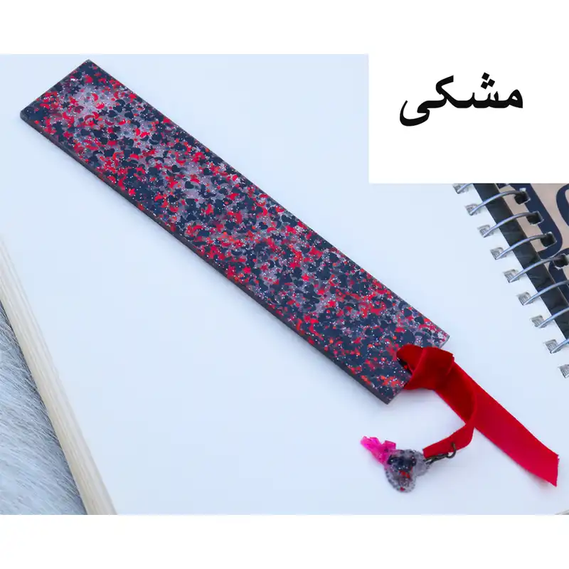 نشانگر کتاب مدل مستطیل اکلیل دار