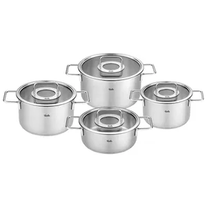 سرویس قابلمه استیل 8 پارچه فیسلر مدل PURE