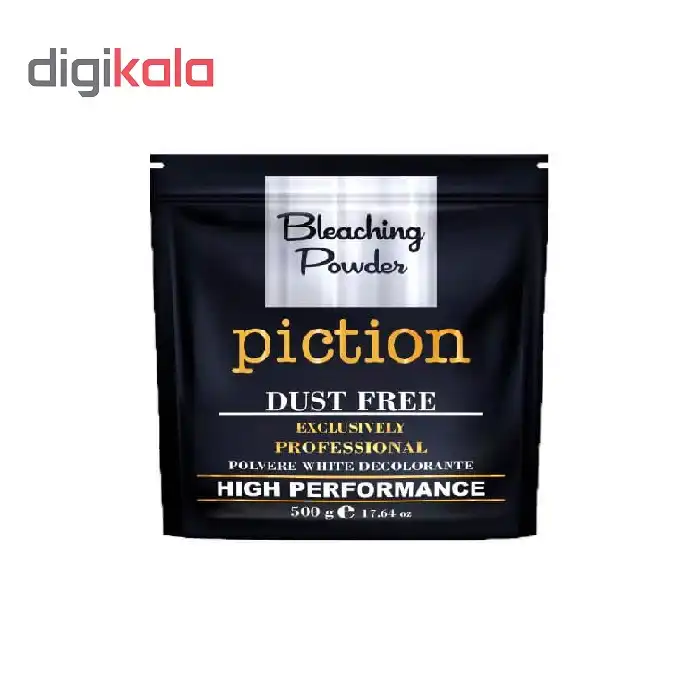 پودر بی رنگ کننده مو پیکشن مدل Dust free وزن 500 گرم