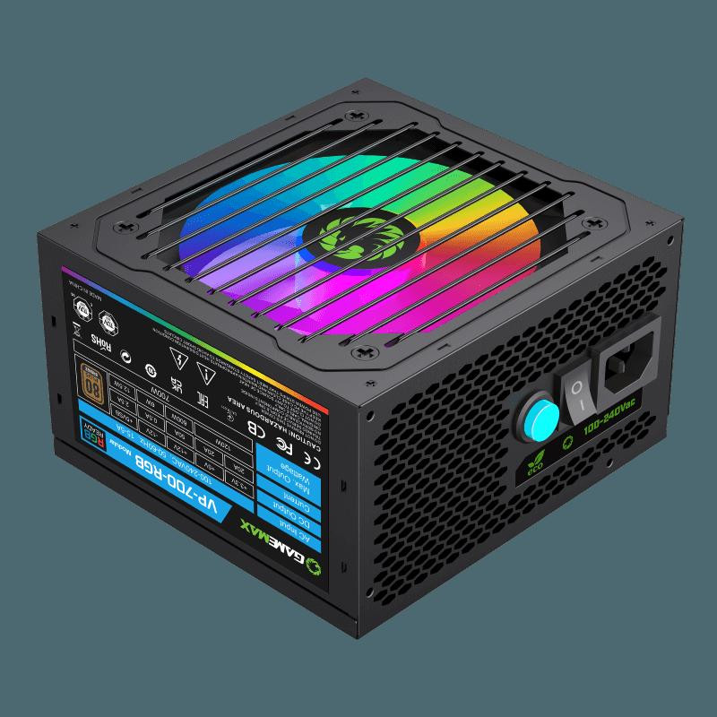 منبع تغذیه کامپیوتر گیم مکس مدل VP-700-RGB-M-Bronze
