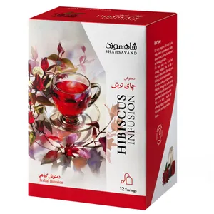 دمنوش چای ترش شاهسوند - 18 گرم بسته 12 عددی