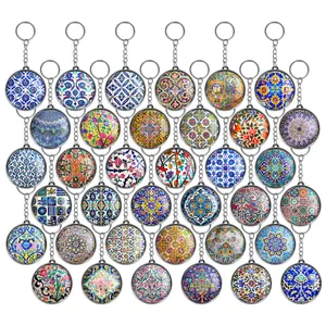 جاکلیدی خندالو طرح کاشی مدل دوطرفه کد 6 مجموعه 36 عددی