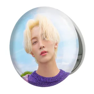 آینه جیبی خندالو طرح جونگهان گروه سونتین Seventeen مدل تاشو کد 21581 