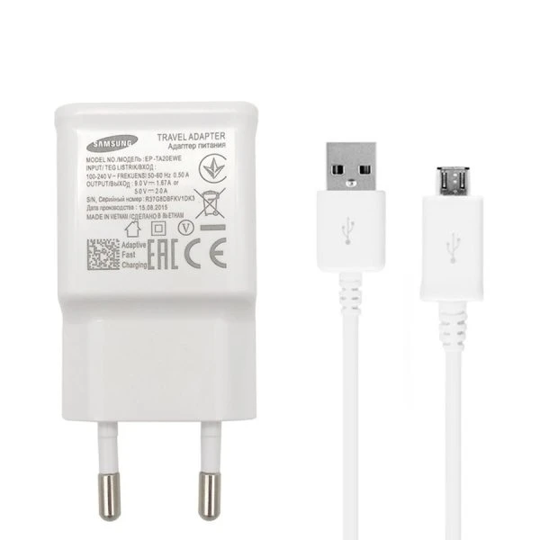 شارژر دیواری مدل ep-ta20ewe به همراه کابل تبدیل MicroUSB