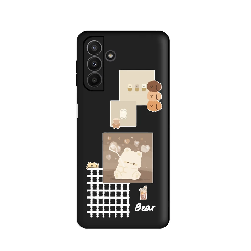 کاور قاب گارد طرح قاب عکس خرس دخترونه کد k014 مناسب برای گوشی موبایل سامسونگ Galaxy A13 5G / A04s