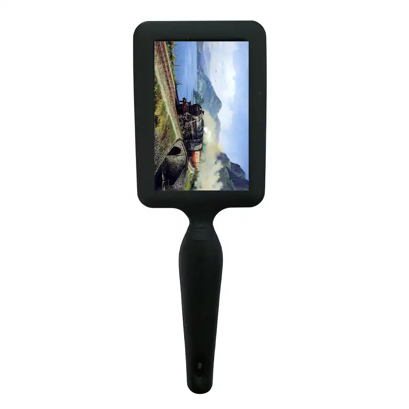 برس مو طرح نقاشی قطار و طبیعت  مدل B1063