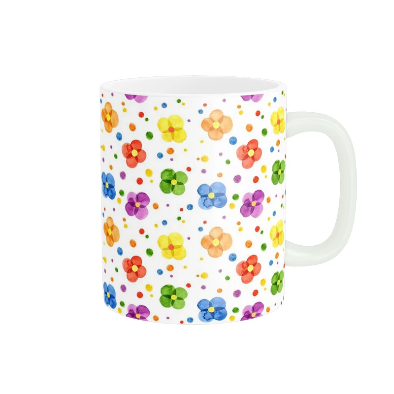 ماگ پاد آفرین طرح گل کد 2858