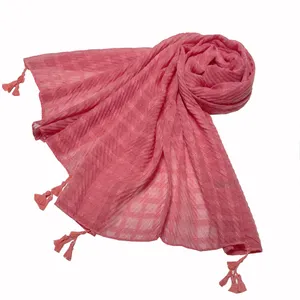 شال زنانه مدل پلیسه چهار فصل کد F 1404