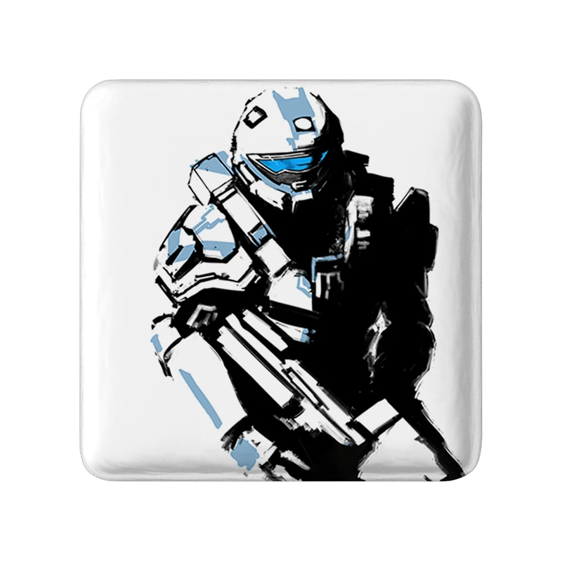 مگنت خندالو طرح بازی هیلو (Halo) مدل مربعی کد 31496