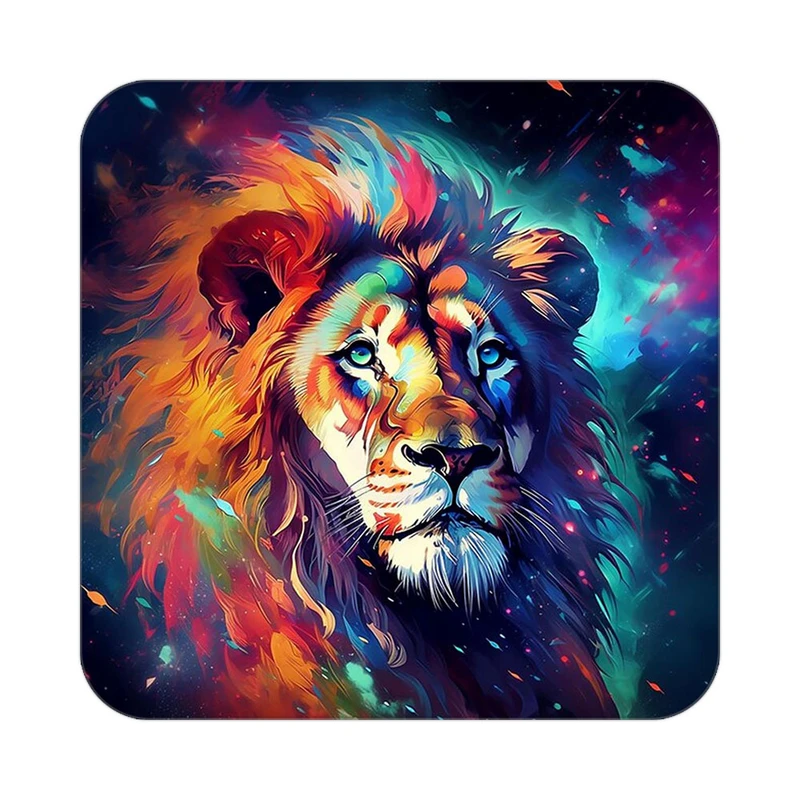 زیر لیوانی کاکتی طرح شیر مدل mp22942