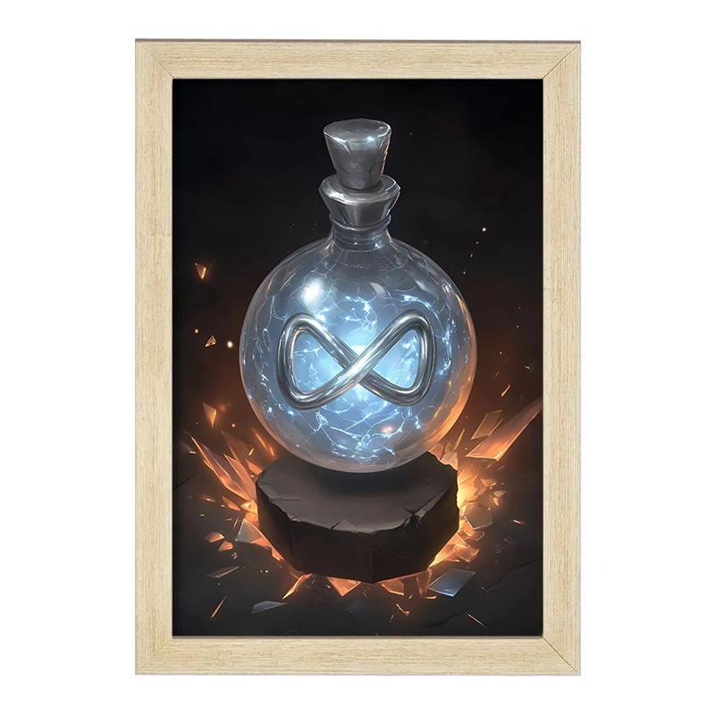 تابلو خندالو مدل بطری معجون جادویی کد F10774