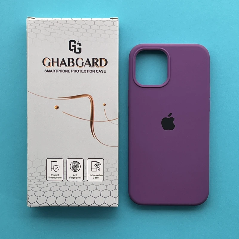  کاور قاب گارد مدل سیلیکونی ساده مناسب برای گوشی موبایل اپل IPhone 12 PROMAX