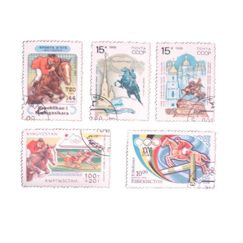 تمبر یادگاری مدل ملل کد DS1571 مجموعه 5 عددی