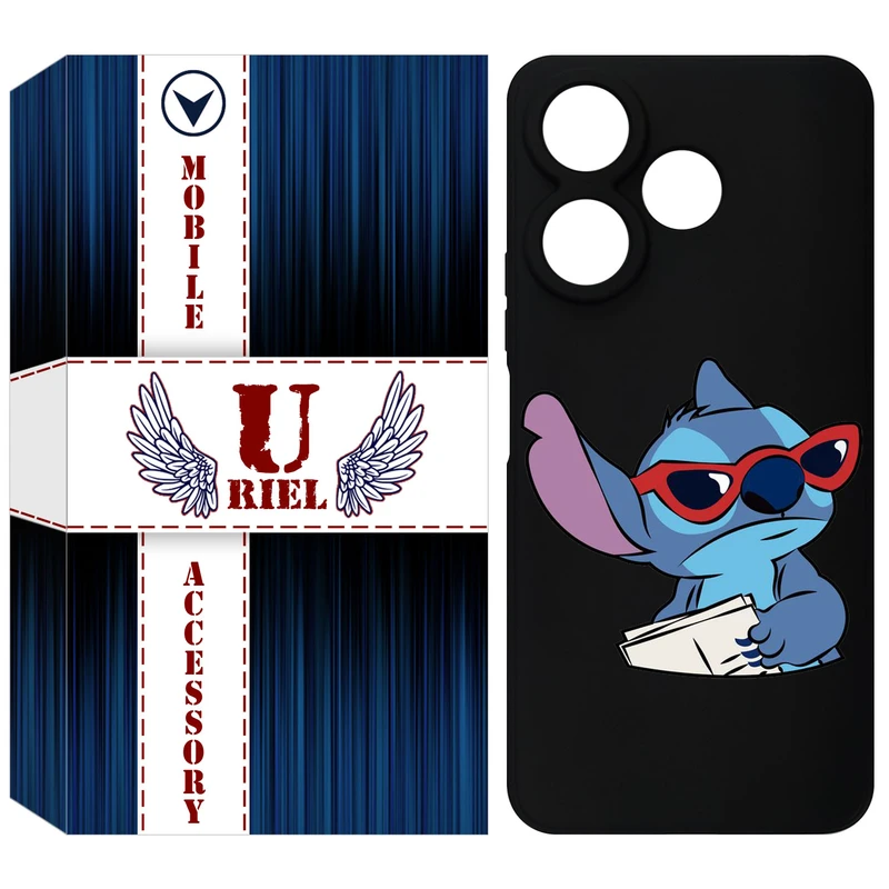 کاور یوریل قاب مدل KSH کد 69 طرح  استیچ مناسب برای گوشی موبایل شیائومی Redmi 13 4G / Redmi 13 5G / Poco M6 4G