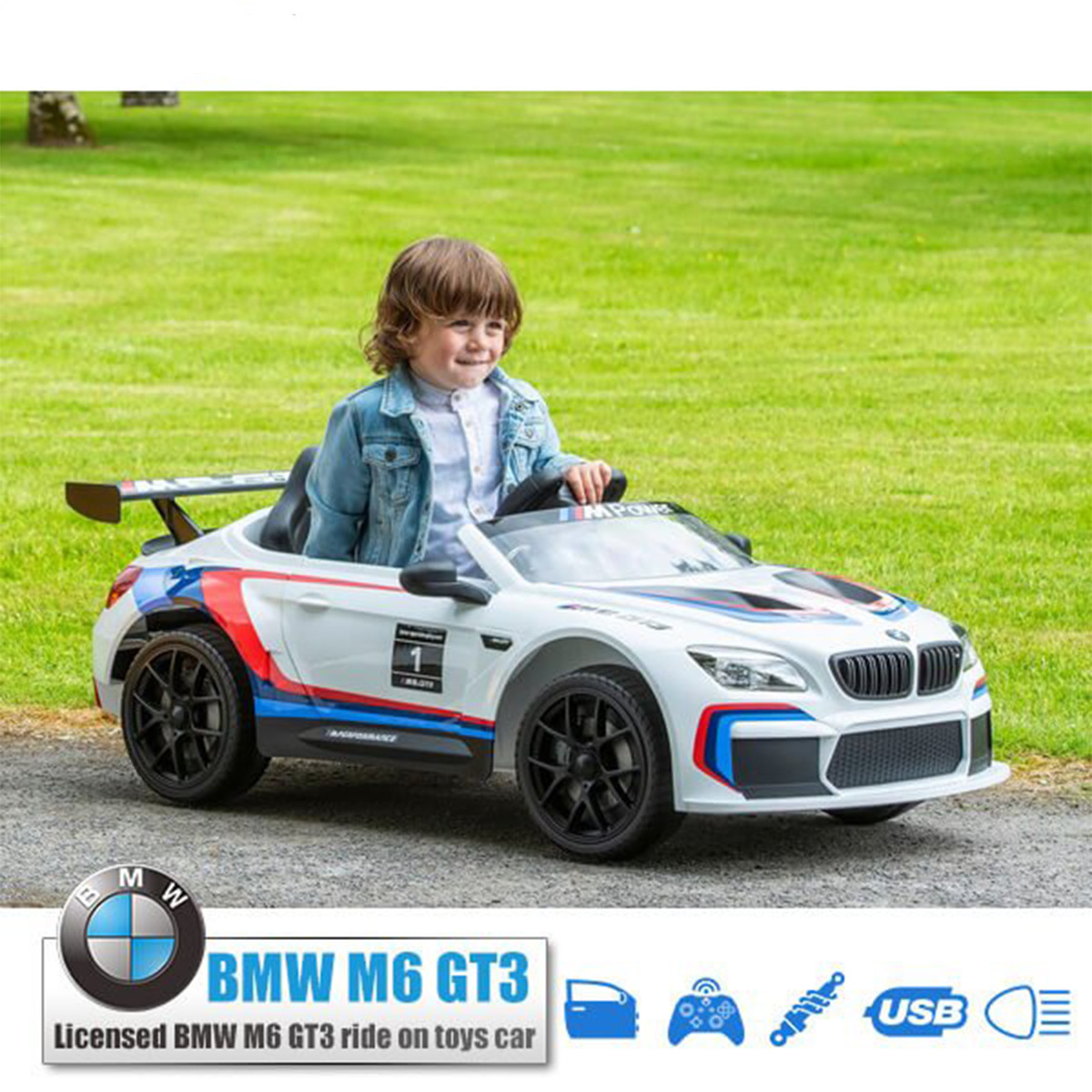 ماشین شارژی مدل BMW GT3