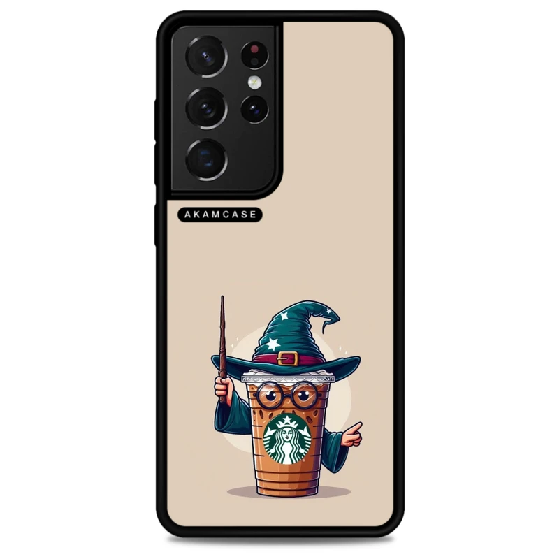 کاور آکام مدل AMC-WSGS21U-STARBUCKS-34 مناسب برای گوشی موبایل سامسونگ Galaxy S21 Ultra