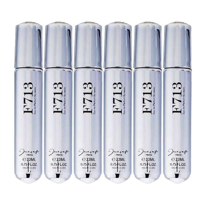 عطر جیبی مردانه ژک ساف مدل F713 حجم 22 میلی لیتر بسته 6 عددی عطر جیبی مردانه ژک ساف مدل F713 حجم 22 میلی لیتر بسته 6 عددی