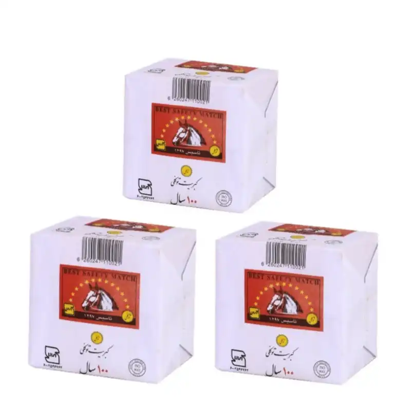 کبریت توکلی مدل ستاره دار بسته 3 عددی