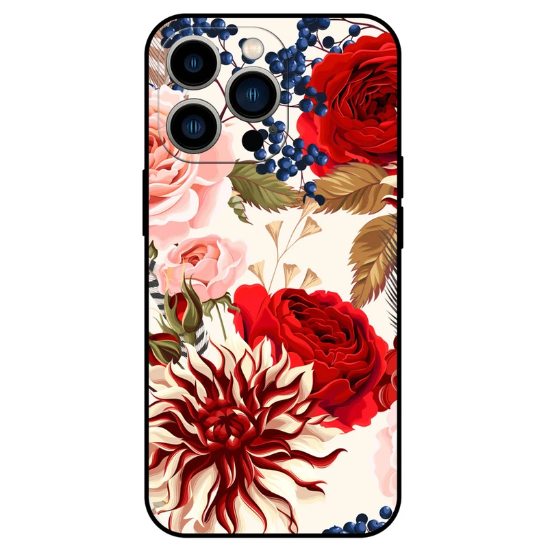 کاور مگافون طرح گل مدل 7350 مناسب برای گوشی موبایل اپل iPhone 14 Pro Max        