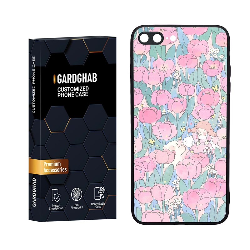 کاور گارد قاب مدل دورژله ای دخترانه مناسب برای گوشی موبایل اپل iPhone 7 Plus / 8 plus