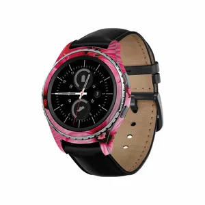 MAHOOT Pink_Flower Cover Sticker for Samsung Galaxy Gear S2 Classic Smartwatch