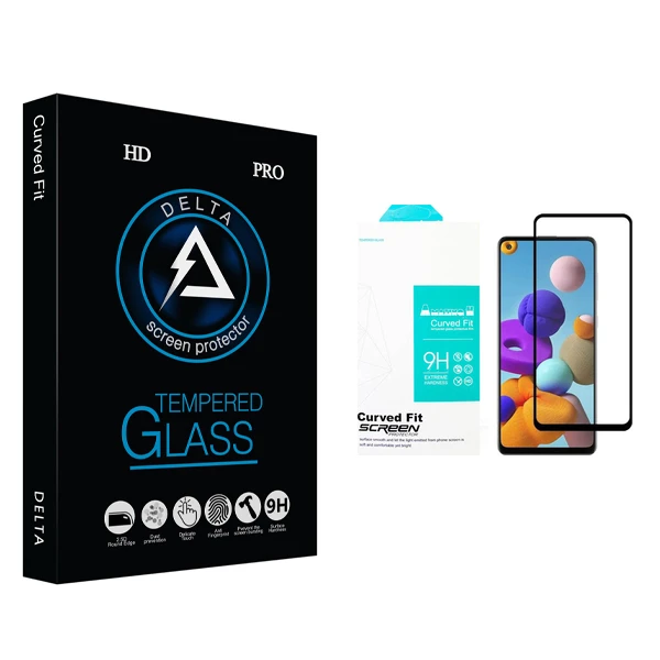 محافظ صفحه نمایش سرامیکی مات دلتا مدل HD مناسب برای گوشی موبایل سامسونگ Galaxy A21s