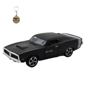 ماکت ماشین ناب سل مدل دوج چارجر فلزی موزیکال چراغدار DODGE CHARGER NAAB001 به همراه جاسوییچی 
