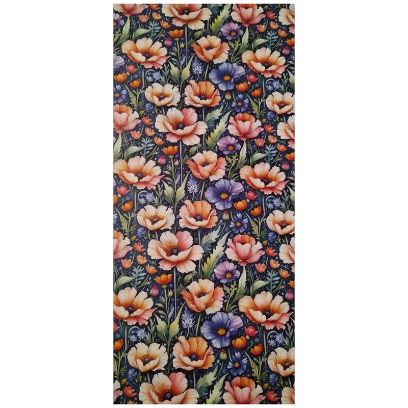 کاغذ کادو مدل دشت شقایق طرح نوروزی سایز 70×50 سانتی متر بسته 3 عددی