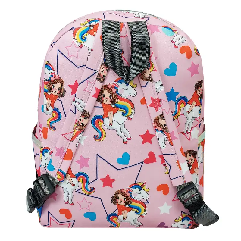 کوله پشتی بچگانه سیی مدل دختر و یونیکورن هلوگرامی کد 1821.2