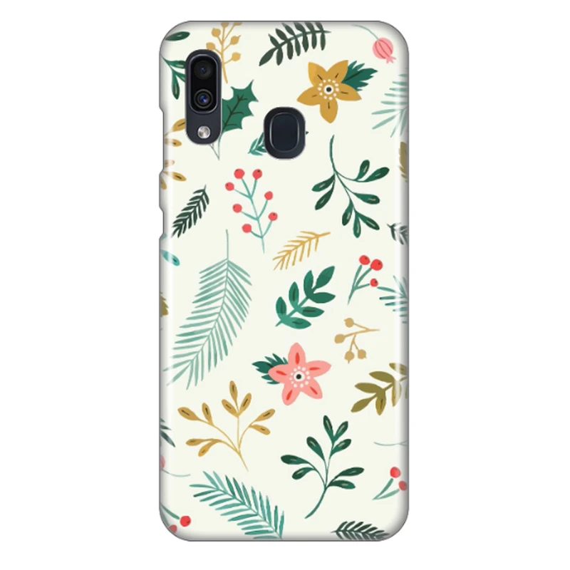 کاور طرح گل و برگ کد DIMO-036 مناسب برای گوشی موبایل سامسونگ Galaxy A30 / Galaxy A20
