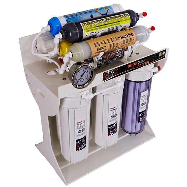 دستگاه تصفیه کننده آب آکوآ کلیر مدل RO_ACG8040 به همراه فیلتر تصفیه آب بسته 4 عددی