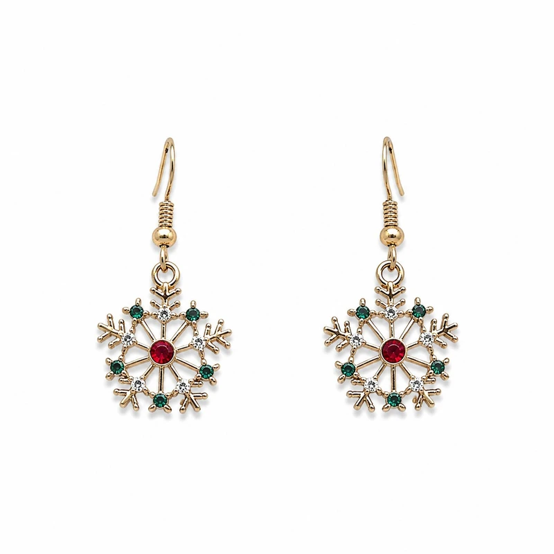 گوشواره آویز زنانه استیل مدل Snowflake