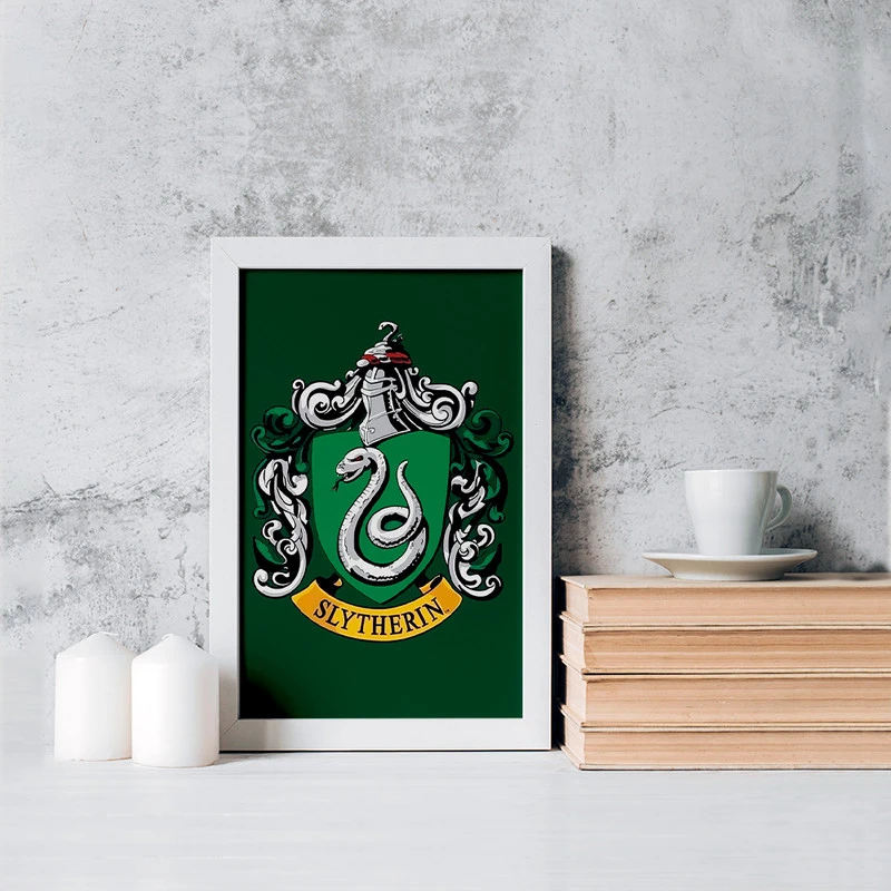 تابلو یاسین دکوراتیو مدل اسلیترین هری پاتر Harry Potter کد F171