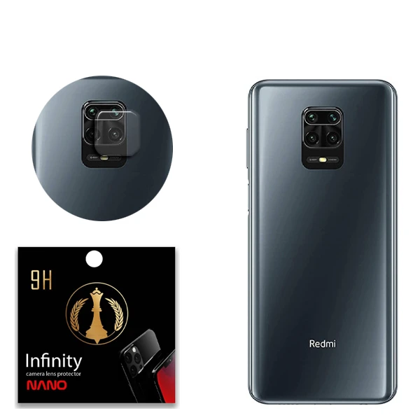 محافظ لنز دوربین سرامیکی اینفینیتی نانو مدل Star Pro Max مناسب برای گوشی موبایل شیائومی Redmi Note 9s