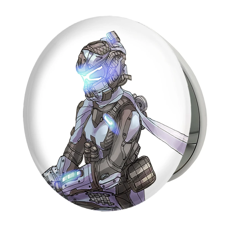 آینه جیبی خندالو طرح بازی تایتان فال (Titanfall) مدل تاشو کد 32592