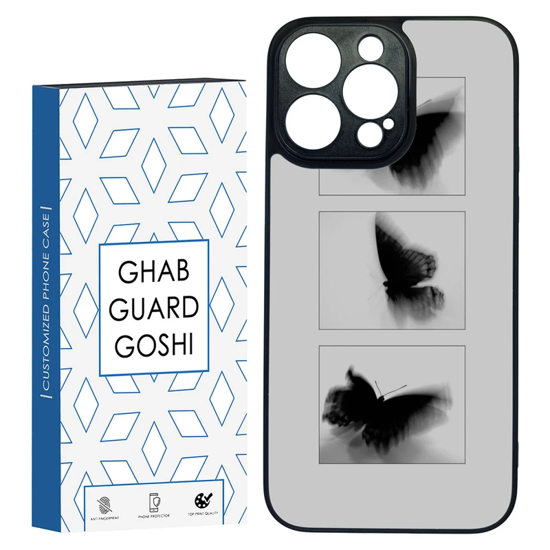 کاور قاب گارد گوشی طرح پروانه کد TPU-178 مناسب برای گوشی موبایل اپل Iphone 14 PRO MAX