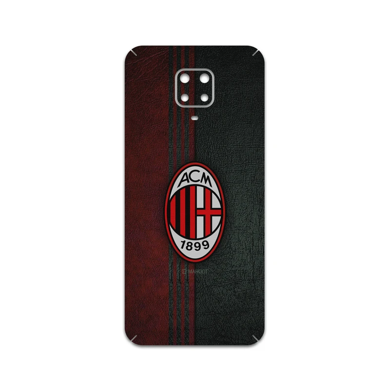 برچسب پوششی ماهوت مدل AC-Milan-FC مناسب برای گوشی موبایل شیائومی Redmi Note 9 Pro
