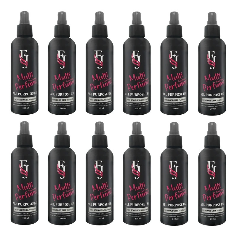 بادی اسپلش زنانه افجه مدل گودگرل حجم 200 میلی‌لیتر مجموعه 12 عددی