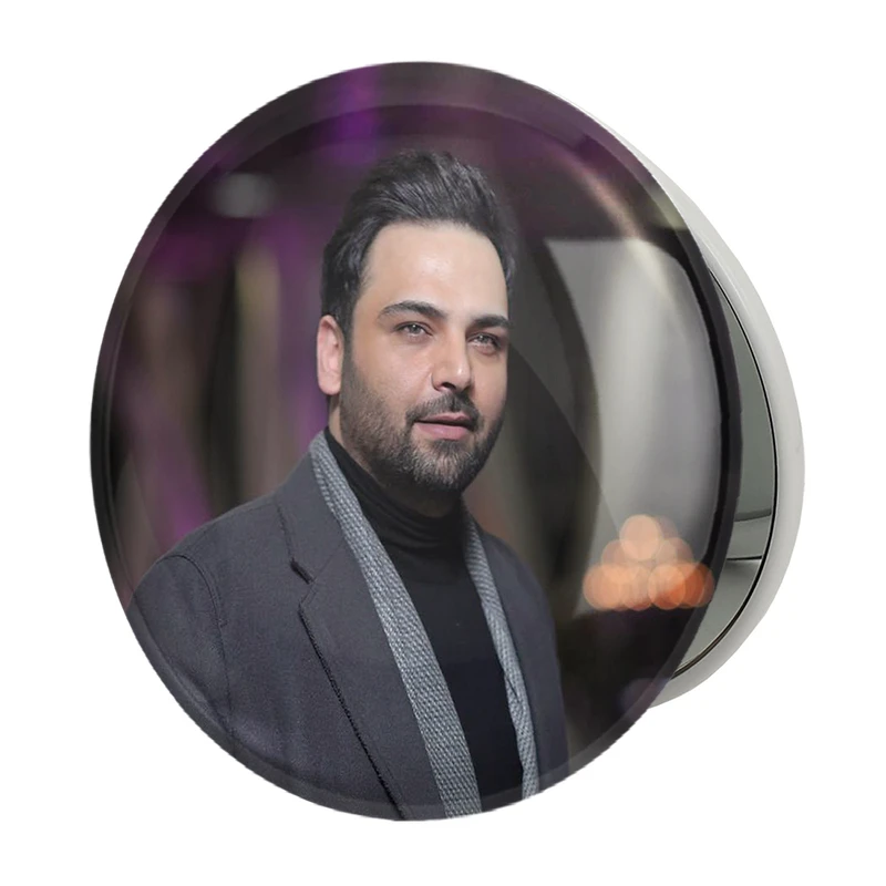 آینه جیبی خندالو طرح احسان علیخانی مدل تاشو کد 6372 