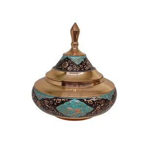 شکلات خوری مسی مدل الماس تراش کد 20