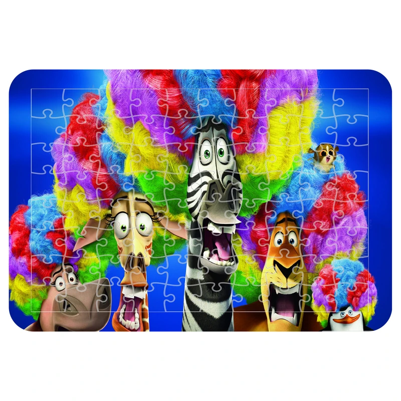 پازل 54 تکه مدل CHB1765 طرح انیمیشن حیوانات ماداگاسکار