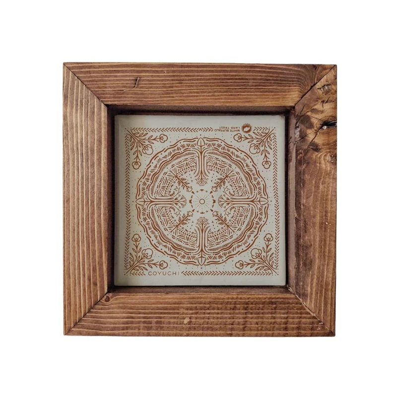 تابلو کاشی گلاک مدل اسلیمی طرح سنتی ایرانی کد FT35