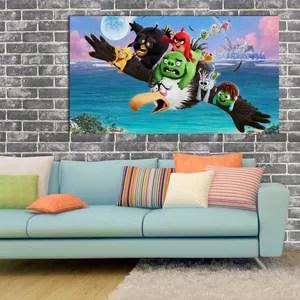 تابلو شاسی کودک مدل Angry Birds کد 24