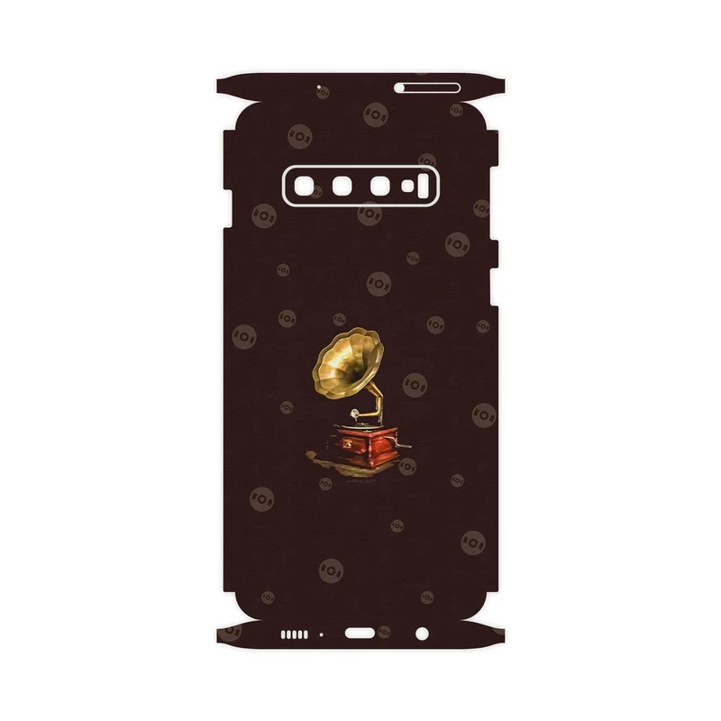برچسب پوششی ماهوت مدل Gramophone Nostalgia-FullSkin مناسب برای گوشی موبایل سامسونگ Galaxy S10