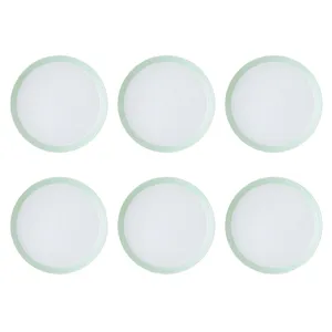 پیش دستی زی مدل دسر خوری فرم اس  15 پاستل درجه یک بسته شش عددی	