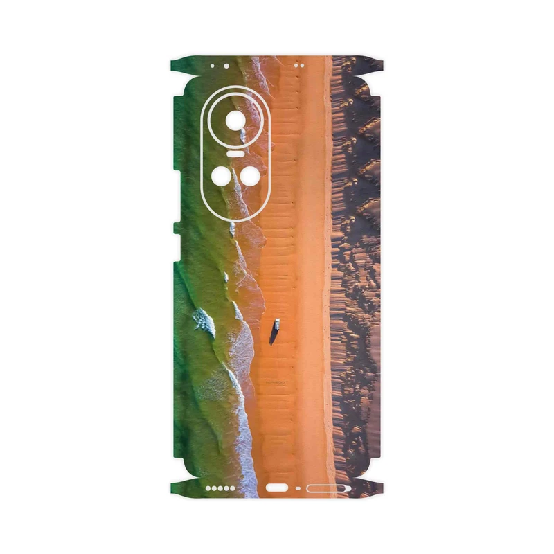 برچسب پوششی ماهوت مدل Beach and Green Sea-FullSkin مناسب برای گوشی موبایل اپو Reno 10 5G