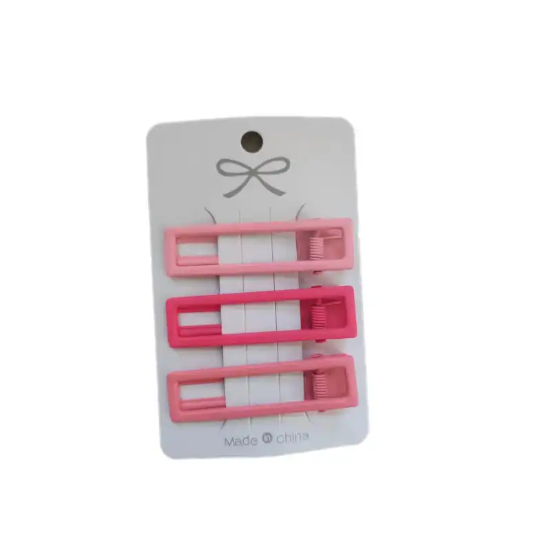 گیره مو زنانه مدل انبری کد 092 مجموعه 3 عددی