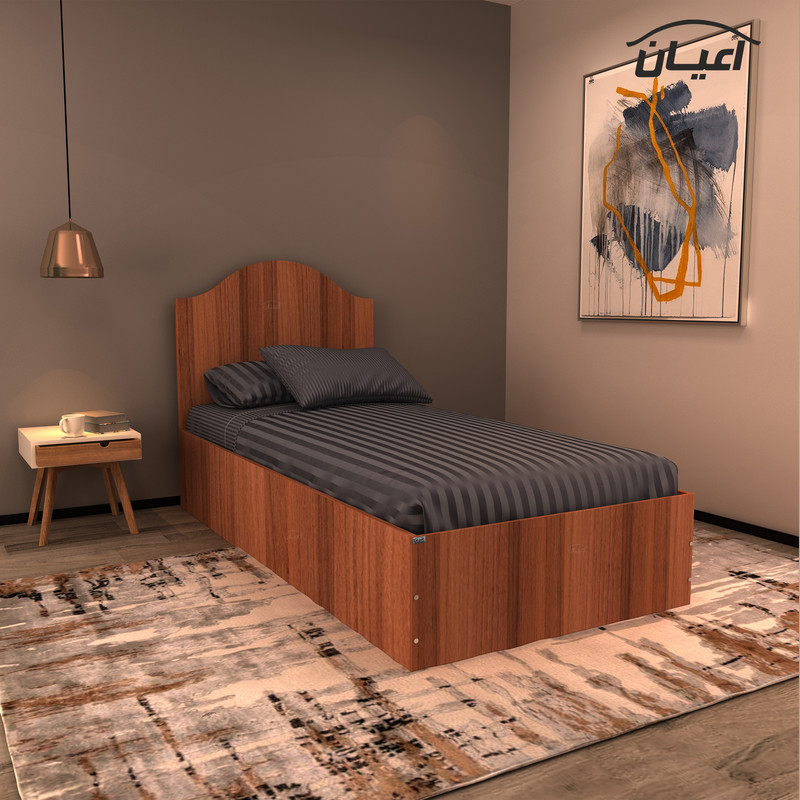 تخت خواب یکنفره اعیان مدل FH366 سایز 90x200 سانتی متر تخت خواب یکنفره اعیان مدل FH366 سایز 90x200 سانتی متر