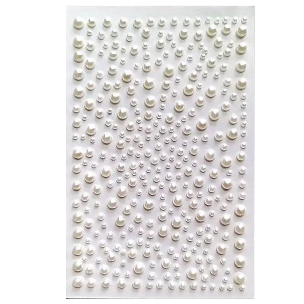 نگین صورت مدل چسبی مروارید بسته 300 عددی