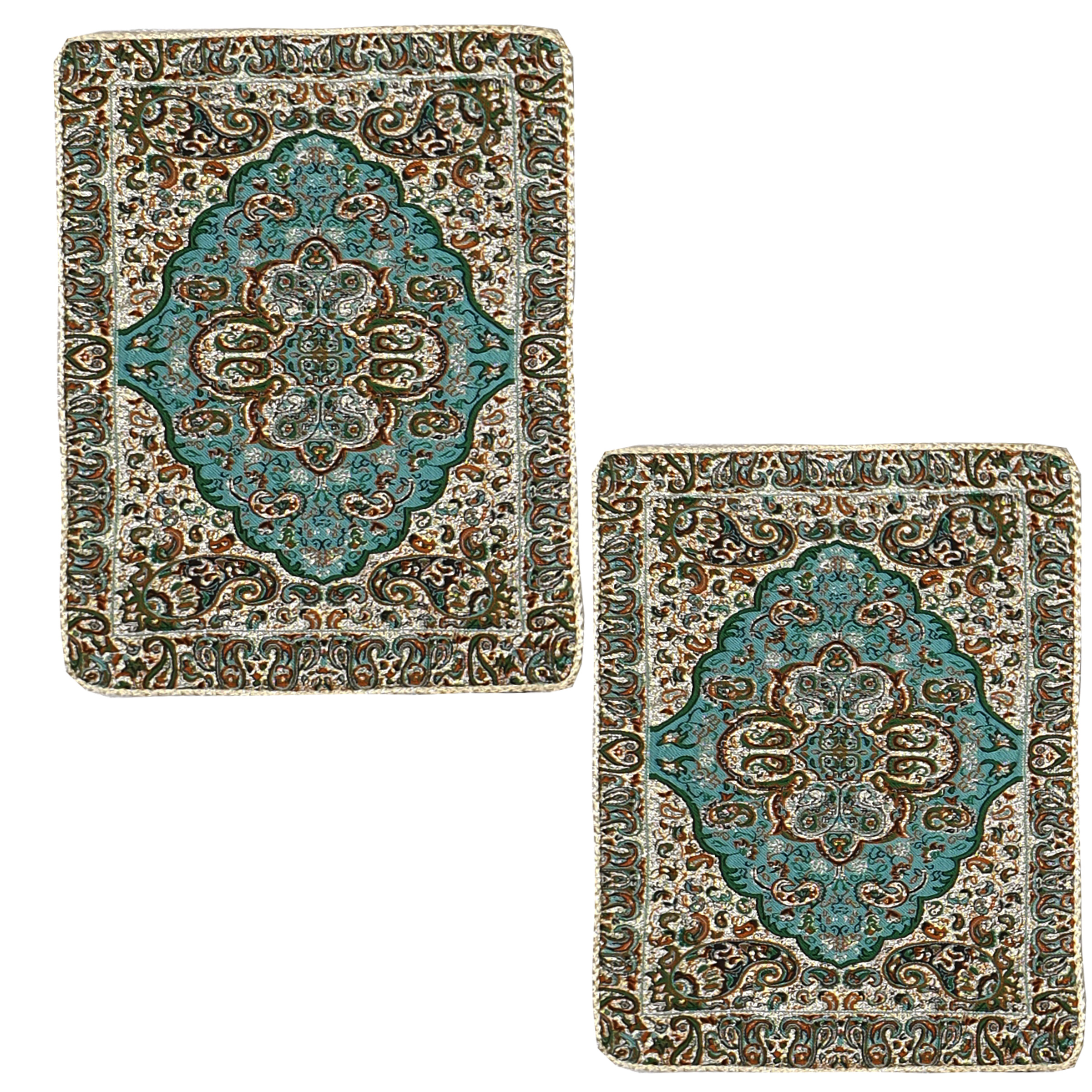 رومیزی ترمه مدل شاه عباسی کد 56 بسته 2 عددی
